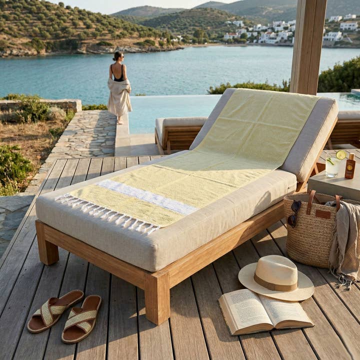 Gia Roma - Wholesale Beach Towel - Blue Turkish Beach Towels or Decorative Towels Handmade35