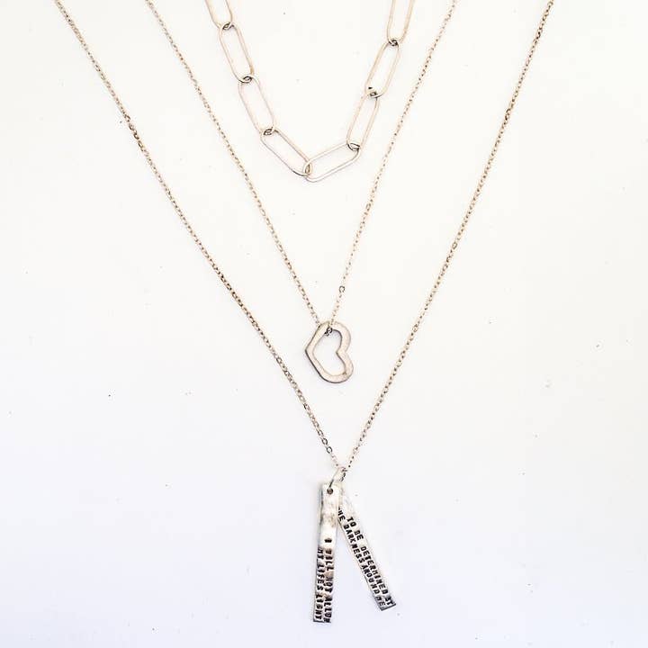 Chocolate and Steel - Wholesale Pendant/Charm Necklace - I will not allow my life's light to be determined by the darkness around me - Sojourner Truth quote necklace6