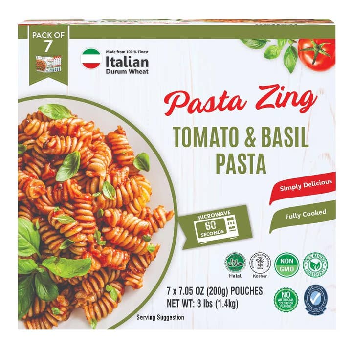 Pasta Zing Tomato & Basil Pasta, 7.05 Ounce for wholesale by Regal Kitchen Foods