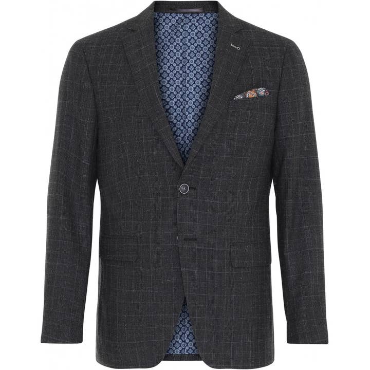 Giacca Fresco in lana elasticizzata - DGR Grigio Scuro per la vendita all'ingrosso da parte di 2Blind2C