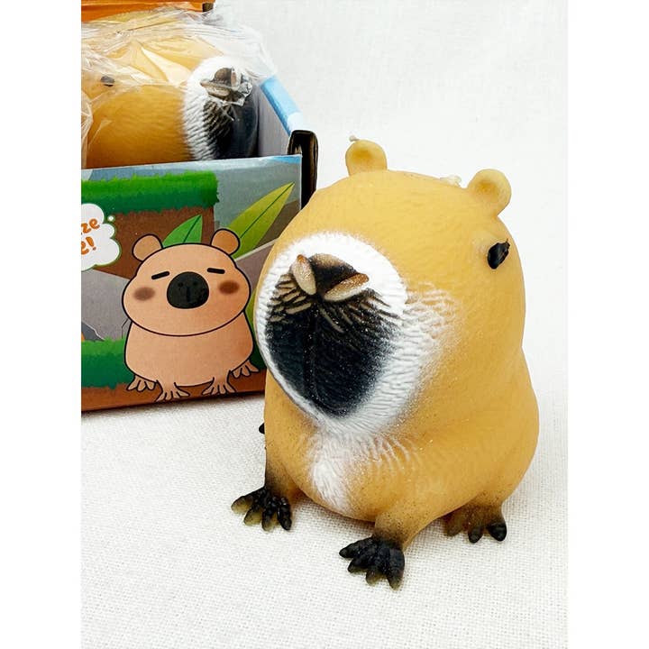 MIX COLOR Capybara Stress Squishy for wholesale on Faire