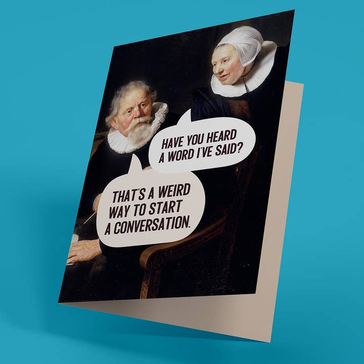 Squirrel Friend Gifts - Wholesale Anniversary Card - Favorite Conversationalist - Funny Anniversary Card