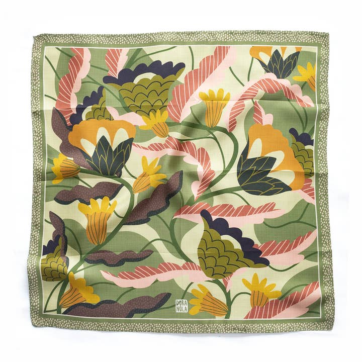 Nana silk neckerchief 50 for wholesale by Dora Nola