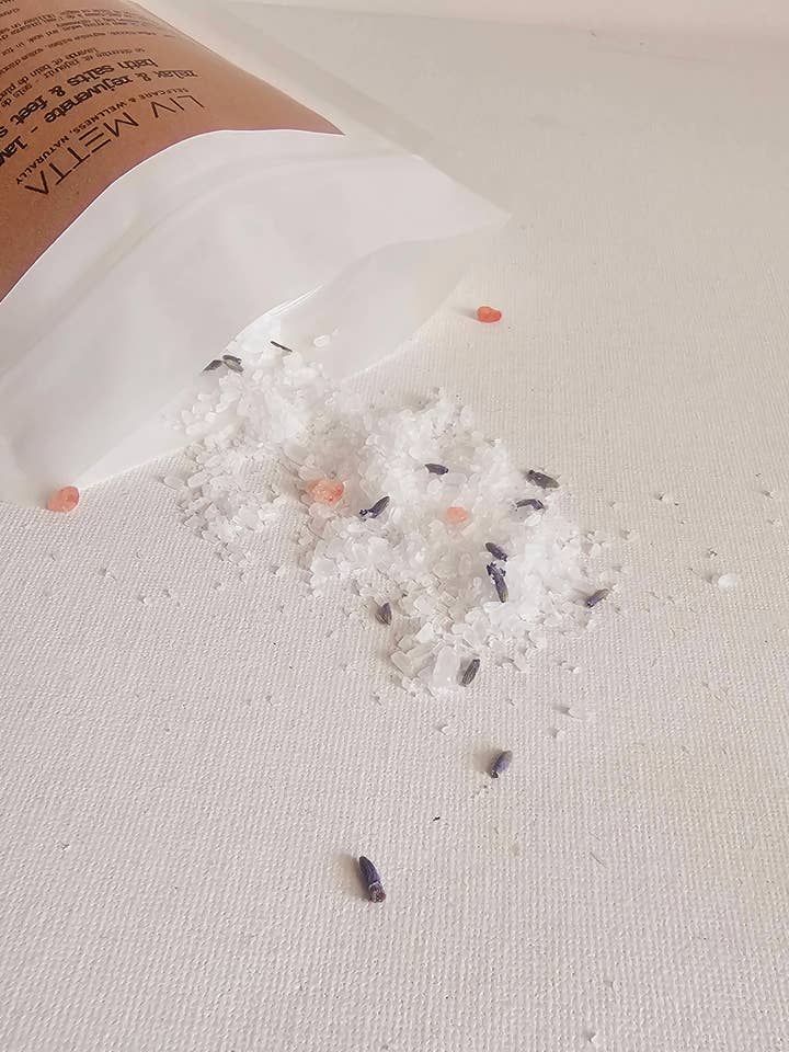 Aromatherapy Botanical Bath Salts for wholesale by Liv Metta