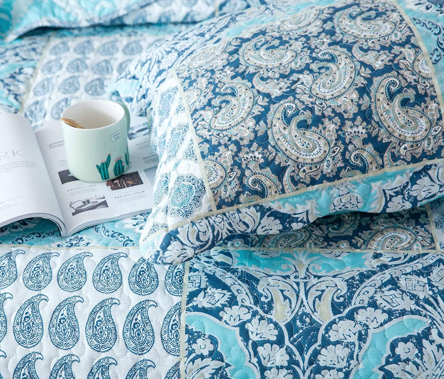 Kasentex - Wholesale Bedding Set - Printed Pre-Washed Quilt Set - Microfiber Fabric Quilted4