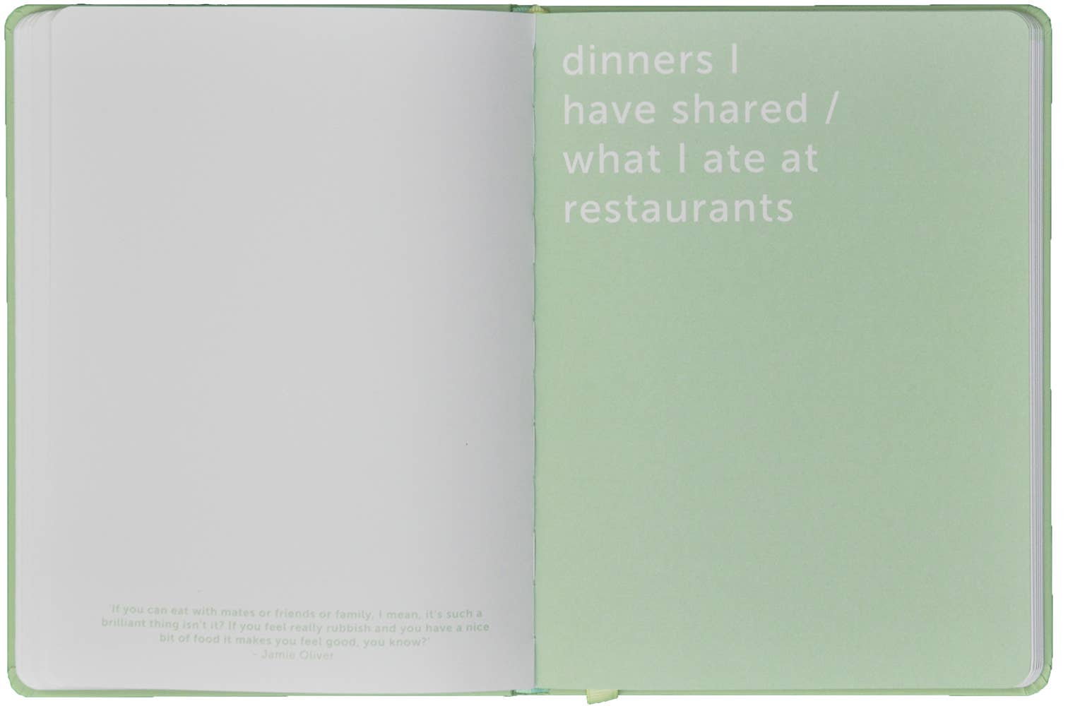 Mint Green Kitchen Journal for wholesale on Faire2