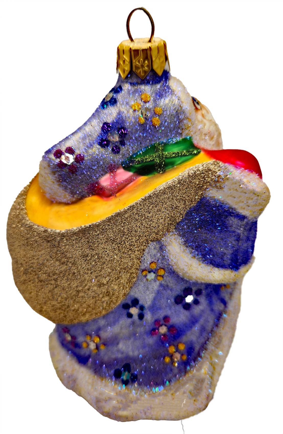 Mia's Polish Treasures - Vendita all'ingrosso Decorazione - Decorazione natalizia in vetro Santa Du Fluer1