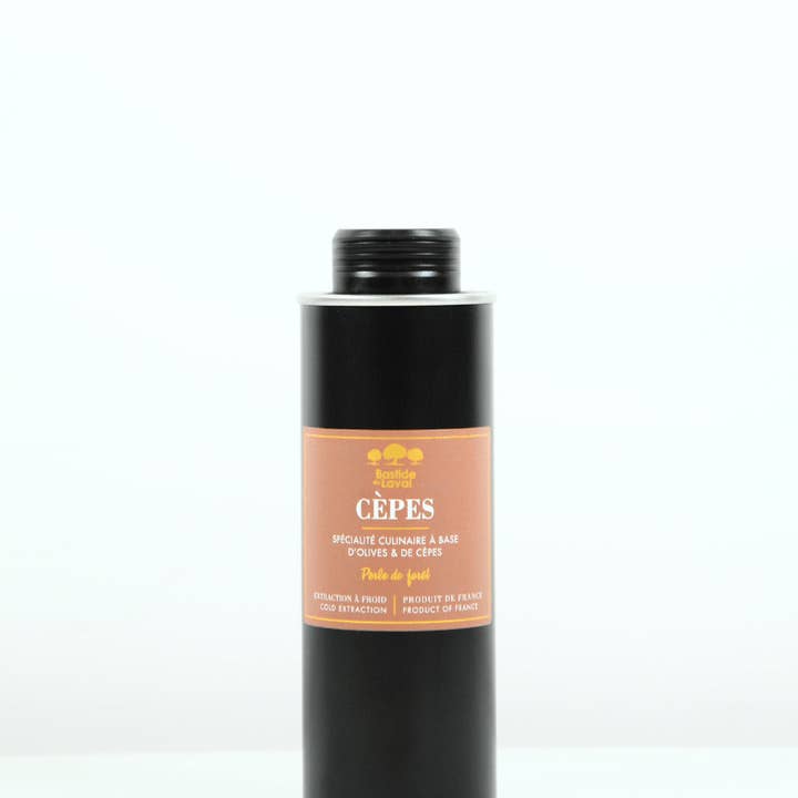 BASTIDE DU LAVAL - SARL Moulin du Grand Cèdre - Wholesale Olive Oil - Olive oil Porcini 25cl can - France0