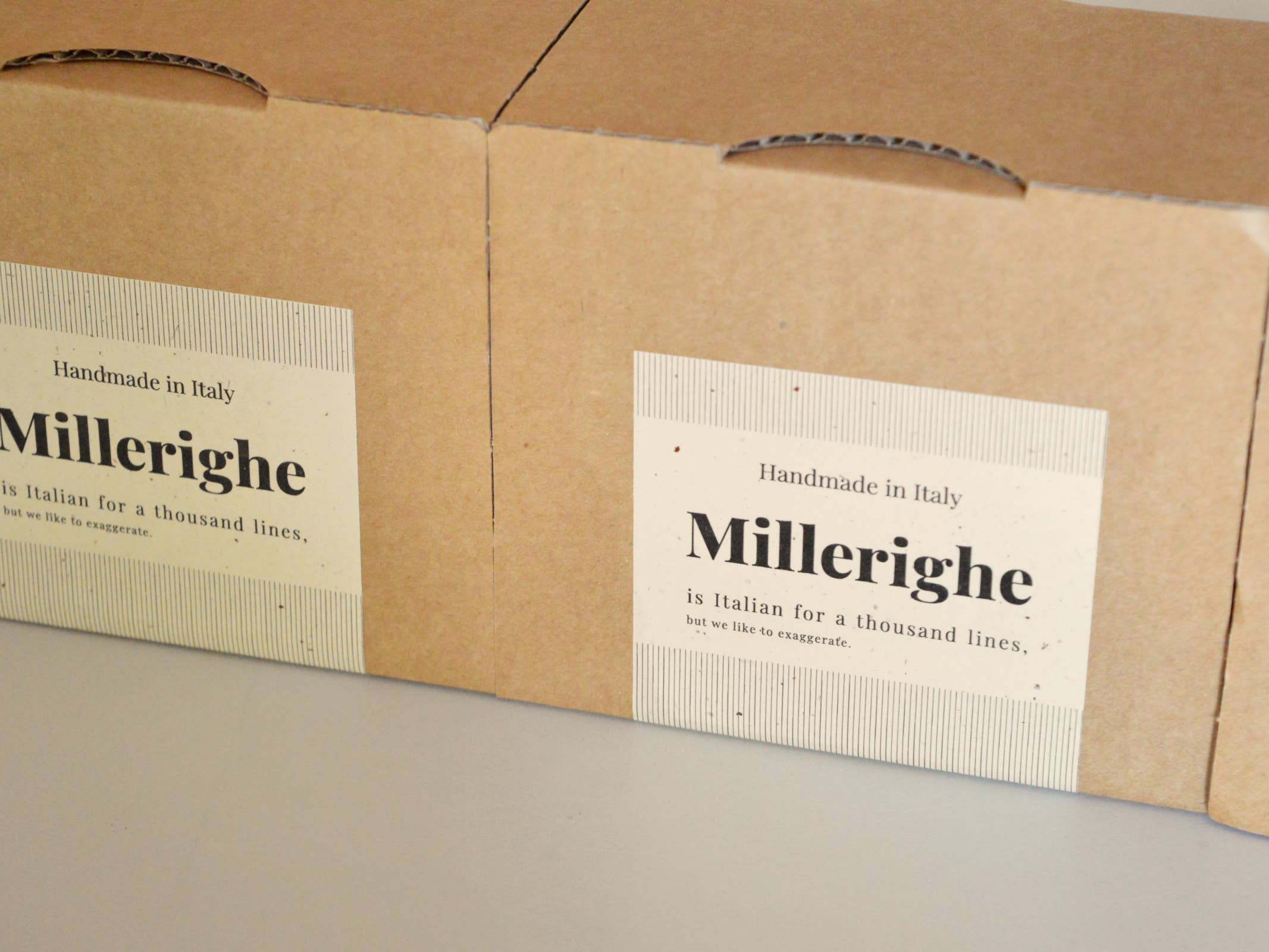 Karolina Bednorz Ceramics - Venta al por mayor Taza de café/té - Set de taza y plato de espresso Millerighe - Caja de regalo para dos9