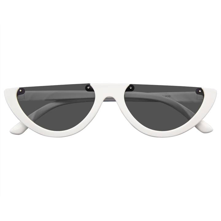 Emblem Eyewear - Wholesale Zonnebril - Dames - Clout bril Cat Eye zonnebril Vintage half mod stijl