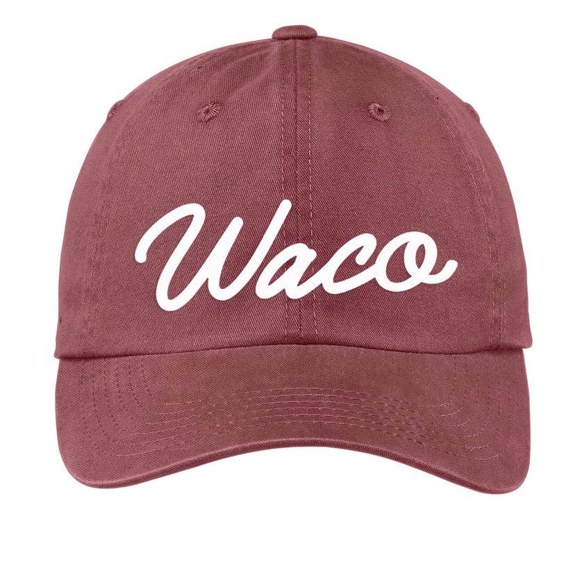 Frankie Jean - Vente Casquette de baseball – unisexe - Casquette de baseball Waco Cursive4