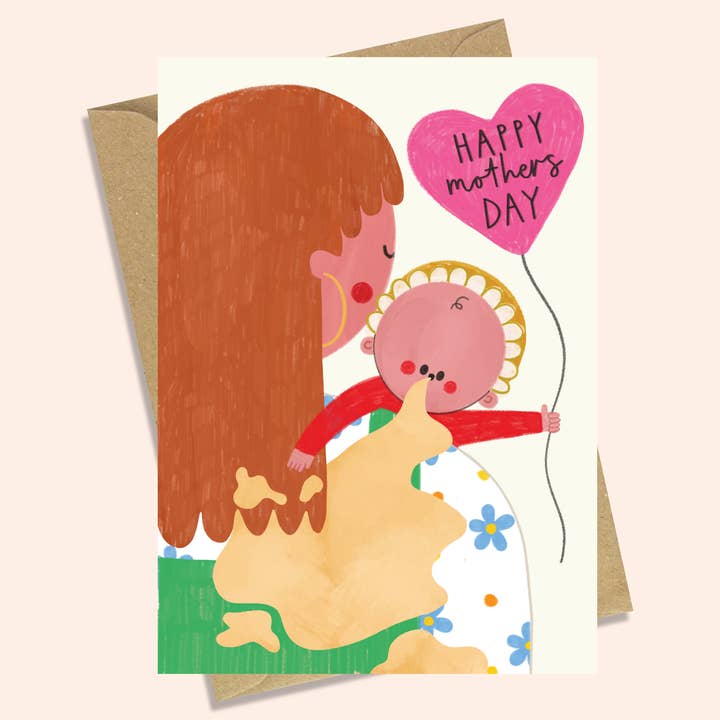 BABY SICK - FUNNY MOTHER'S DAY CARD for wholesale by AbiGoLucky