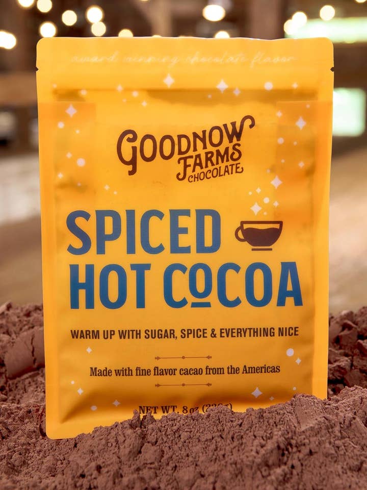 Hot Cocoa, Spiced for wholesale by Goodnow Farms Chocolate