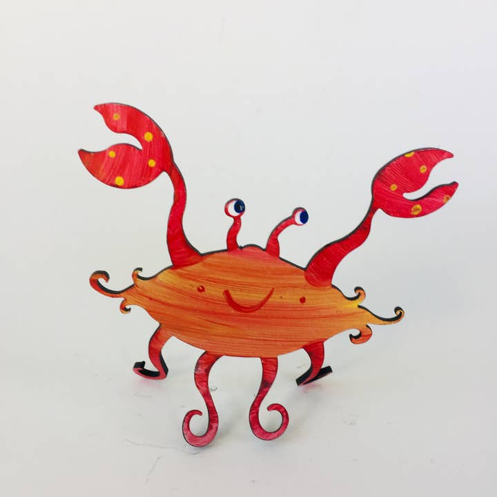 Octopus Adventure by Rebecca Duffy Bush - Wholesale Sculpture - Crab Sculpture - Hand Painted -Small & Medium - Photo Holder18