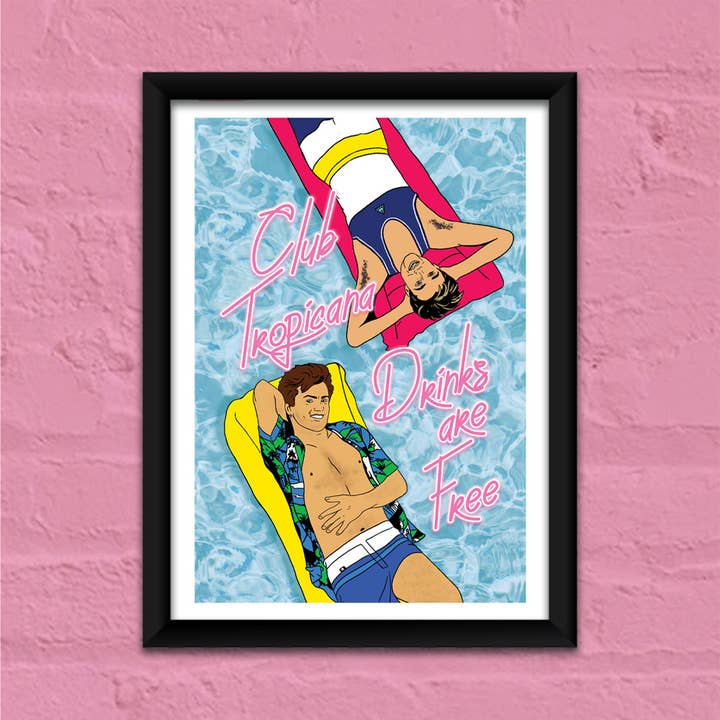Bite Your Granny - Wholesale Art Print - Wham Club Tropicana Print