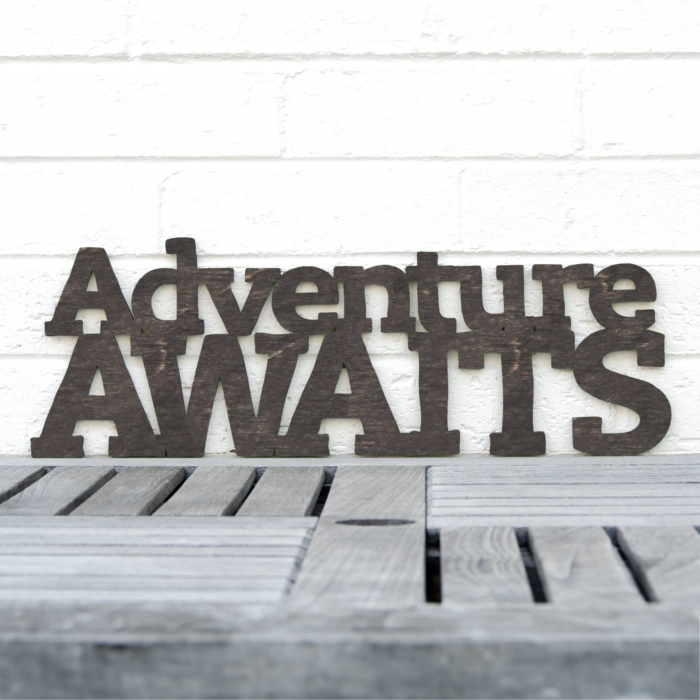 Spunky Fluff - Wholesale Wall Sign - Adventure Awaits Outdoor Lover Wall Art Sign16
