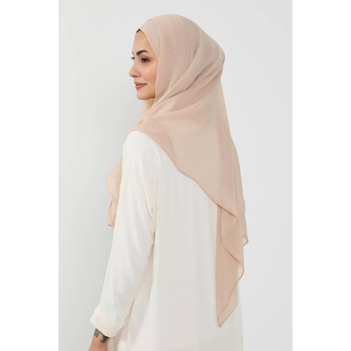 Aisha's Design - Wholesale Hijab – Women’s - Instant Chiffon Hijab Shawl for Women, Ready to Wear Lightweight Modest Scarf, Practical Slip-On Headscarf,PS-4974