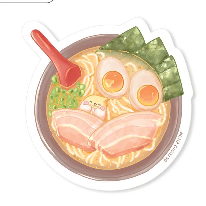 Devyegg's Ramen Dream Sticker for wholesale by Studio Enon