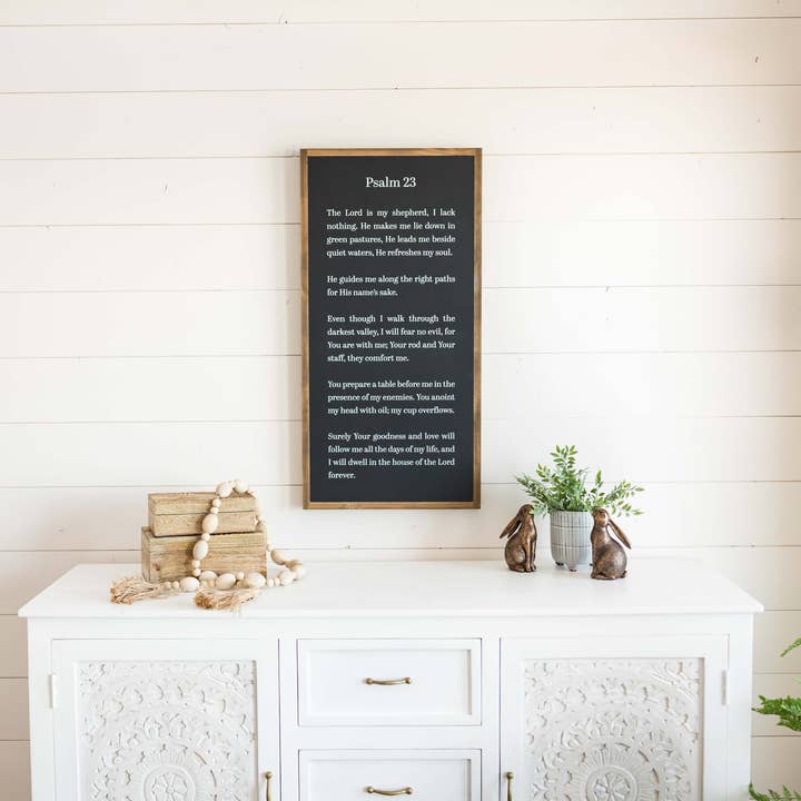 Joyfully Said - Wholesale Sign - Psalm 23 | Wall Art4