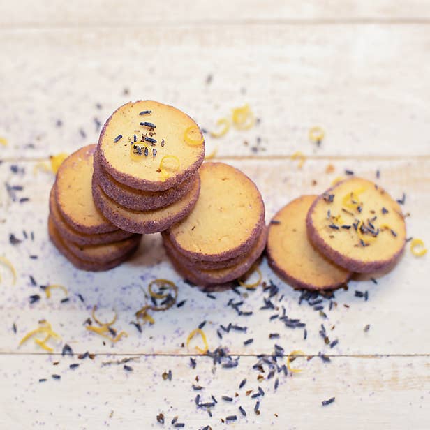 Sweater Box Confections - Wholesale Cookie - Lavender Lemon Cookies