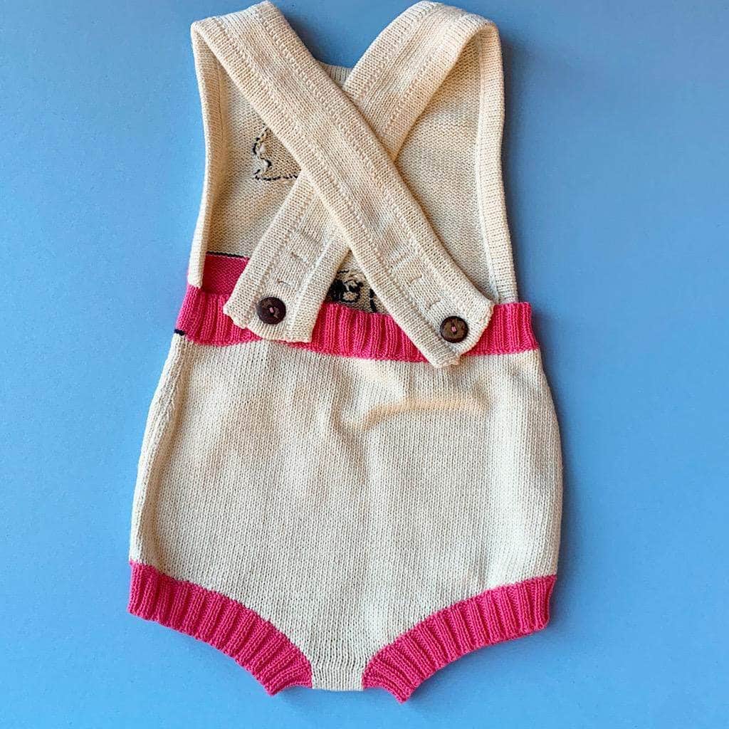 Estella - Wholesale Bodysuit (Non-Footed) - Baby - Organic Baby Romper, Sleeveless Knit - Girl Power2