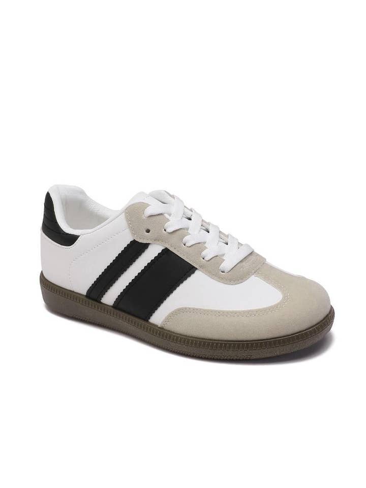 No Doubt Shoes - Wholesale Lifestyle Sneakers - Women's - WOMENS LACE UP CHUNKY SIDE DETAIL TRAINERS SNEAKERS