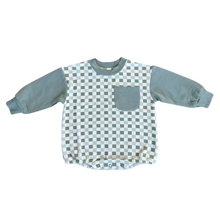 babysprouts clothing company - Wholesale Jumpsuit - Baby - Colorblock Romper Bamboo/Cotton Baby Clothing Fall 2025