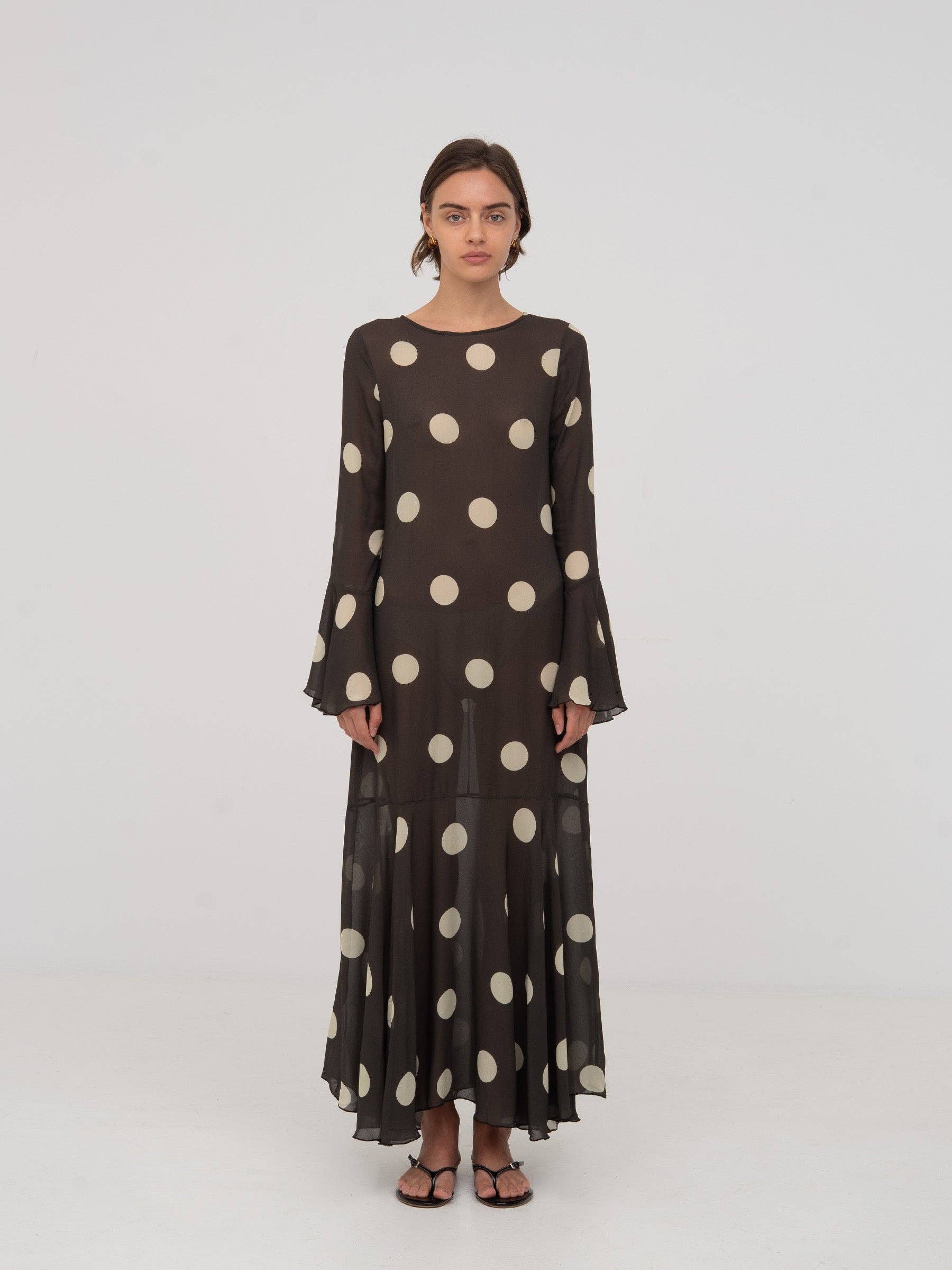 CARMEN SAYS - Vente Robe – femme - Robe à pois Arlequin2