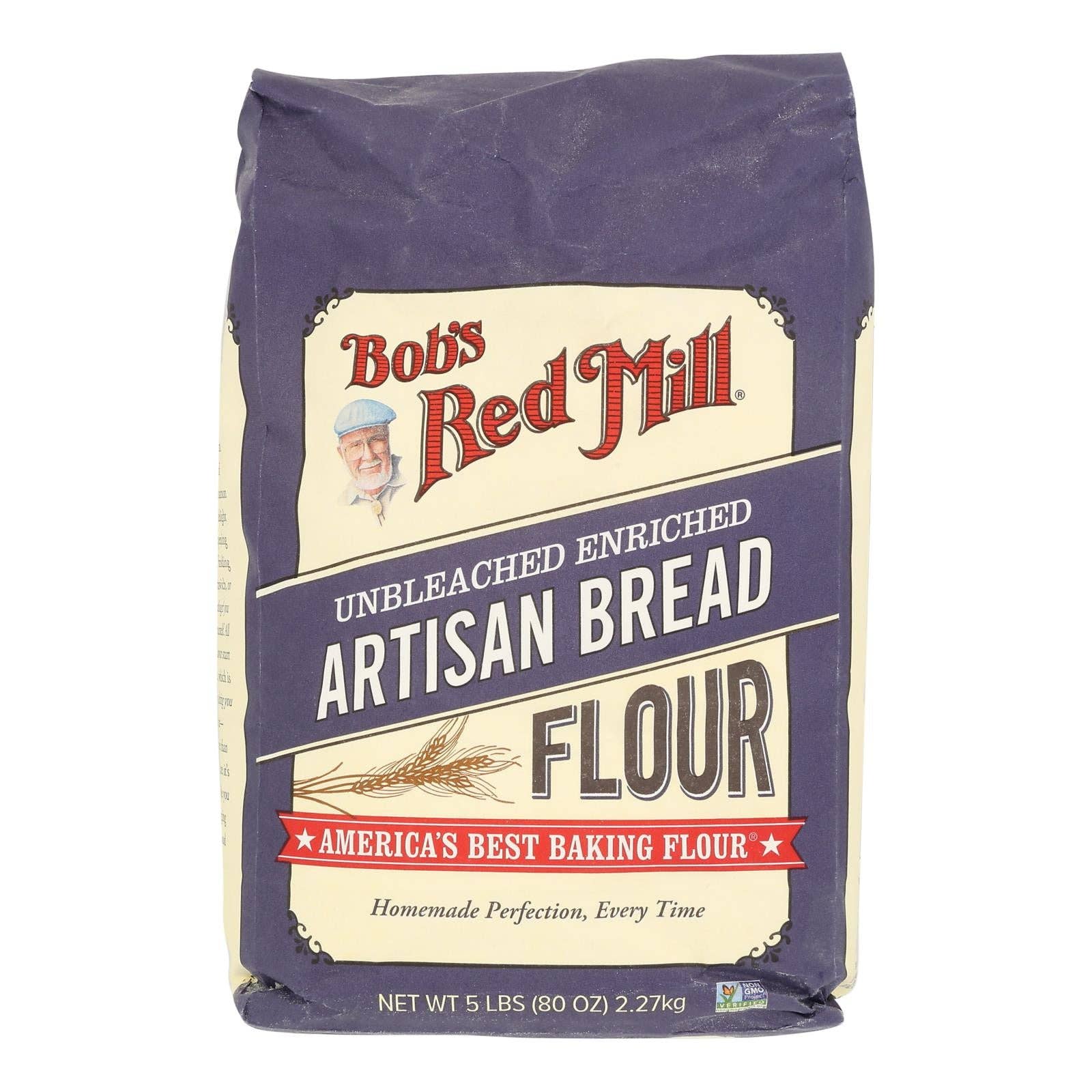 Everyday Supply Co - Wholesale Flour - Bob's Red Mill - Flour Artisan Bread - CS of 8-5 LB0