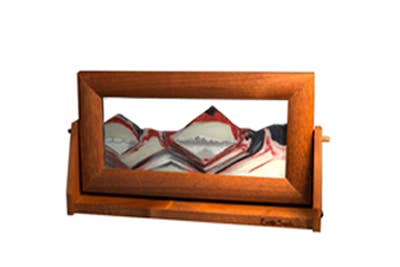 Exotic Sands, Inc. - Vente Décorations de table - Tableaux de sable mouvant en bois d'aulne (traditionnel)19