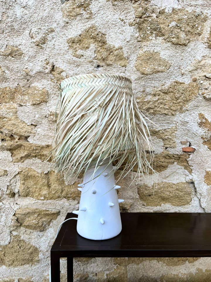 Pied de lampe en bois à poser - M pour la vente par Maison Callaloo