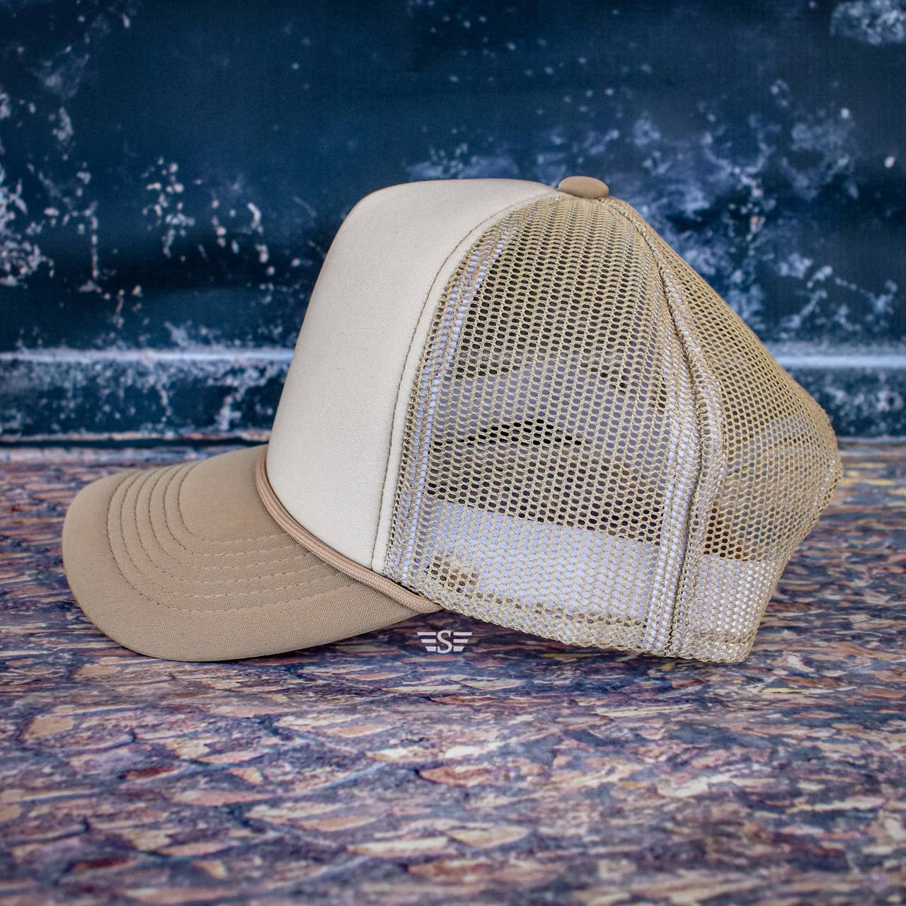 Flying S Company - Wholesale Trucker Hat - Unisex - Tri Color Mesh Trucker Cap6