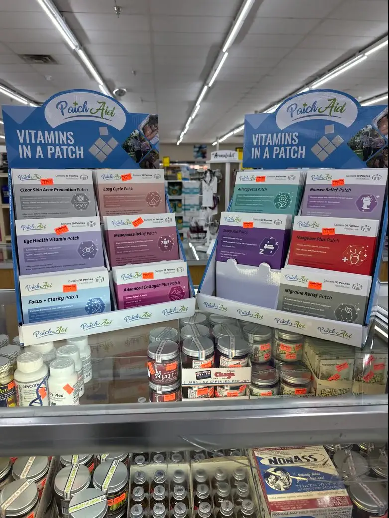 PatchAid - Wholesale Retailer Display Stand/Case - PatchAid Counter Display3