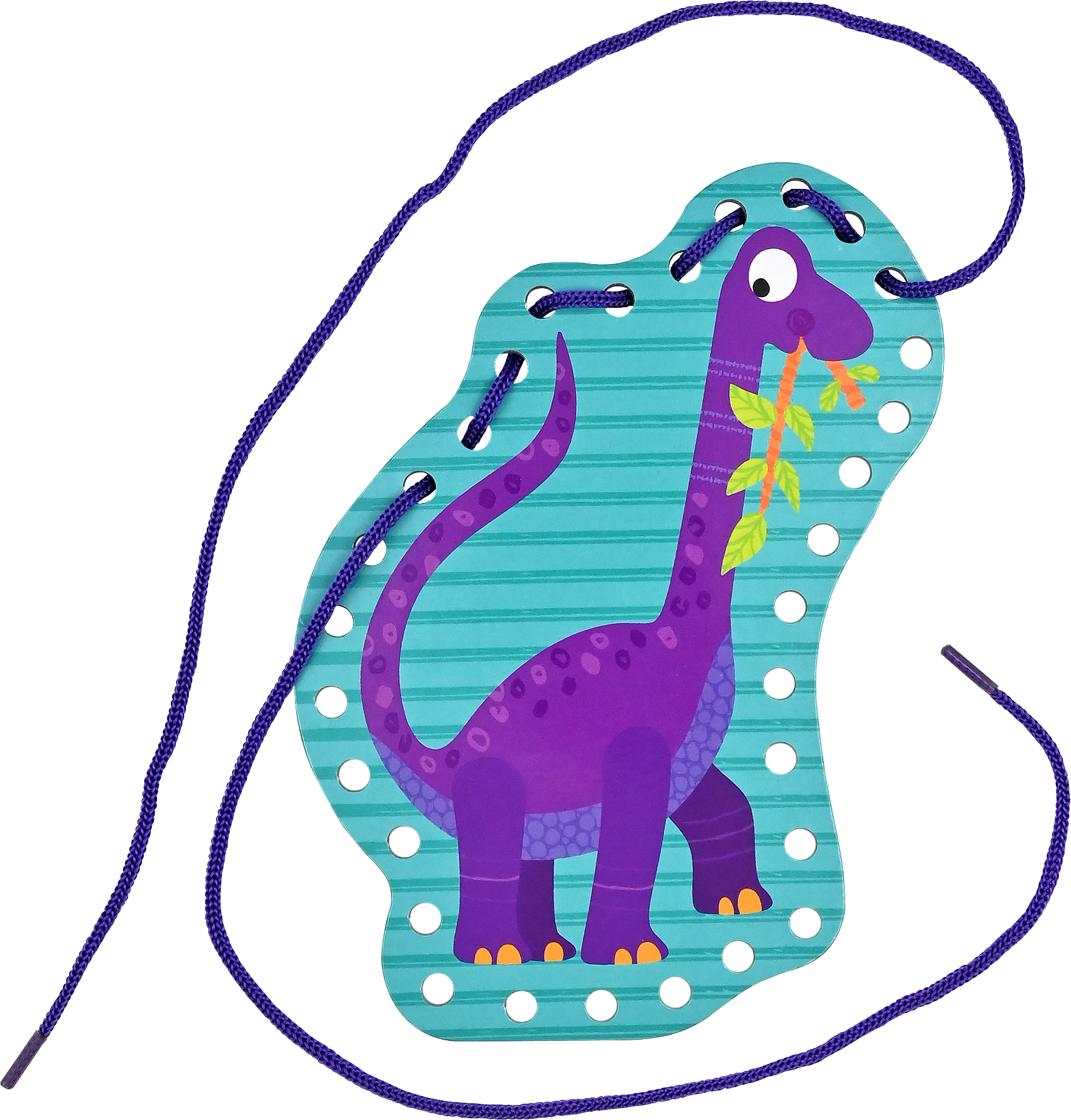 Peter Pauper Press - Wholesale DIY Craft Kit - Kids - Dinosaurs Lacing Cards2