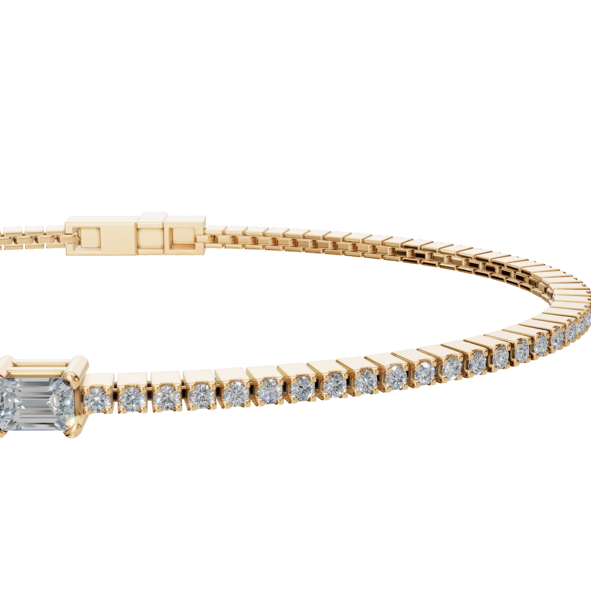 PureYou Jewelry - Wholesale Bangle Bracelet - Women's Tennis Bracelet with 1Ctw Natural Diamond in Gold10