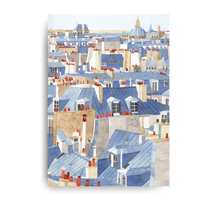 Quaderno Paris Rooftops di Quartier Libre Papier per la vendita all'ingrosso da parte di Quartier Libre Papier