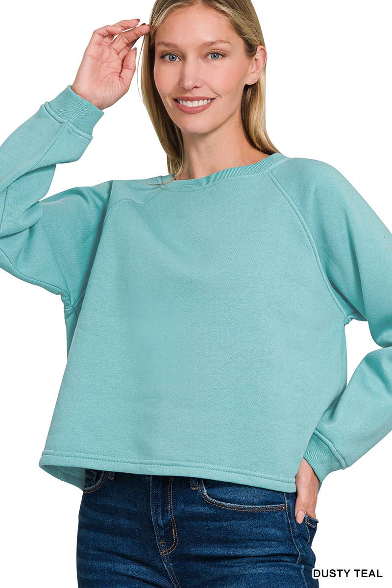 42POPS - Vente Sweat-shirt – femme - Sweat-shirt basique raccourci10