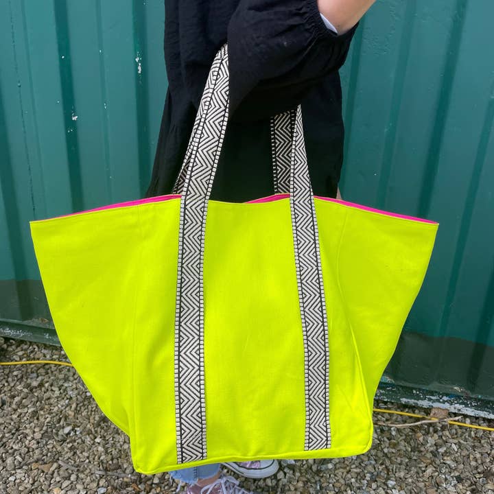 Cockatoo - Wholesale Beach Bag - YELLOW BEACH BAG