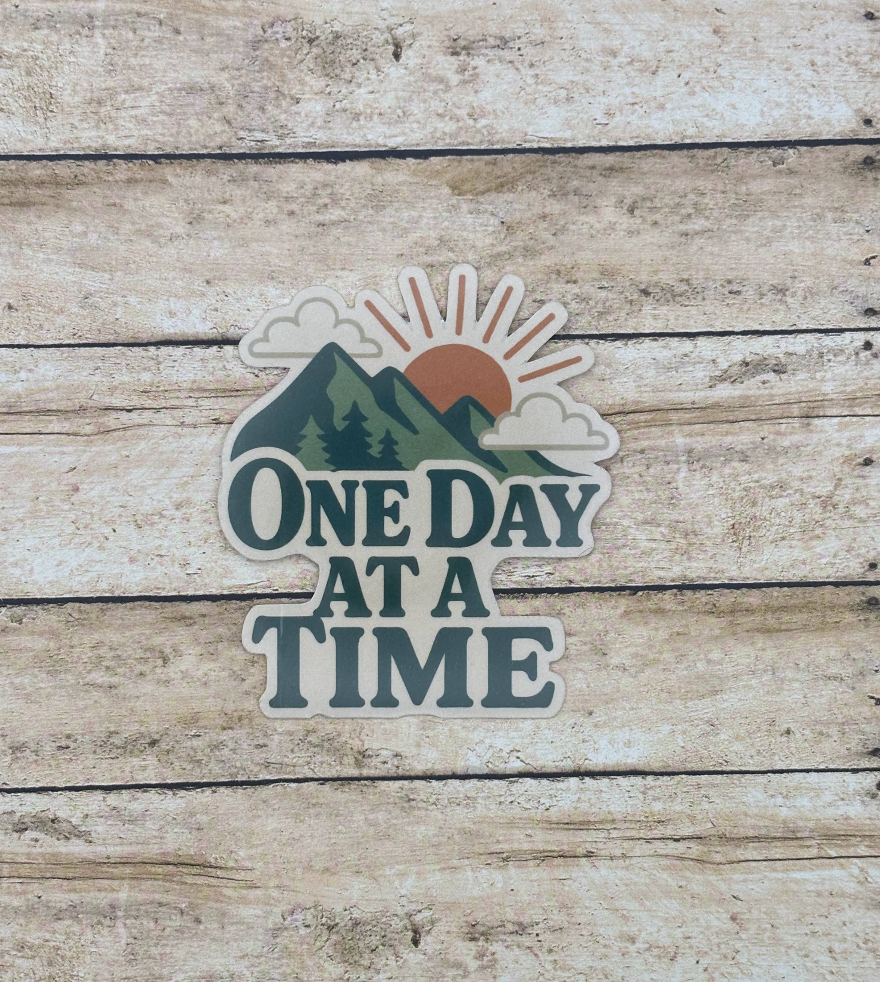 Made with Monday - Wholesale Sticker - One Day at a Time Sticker1