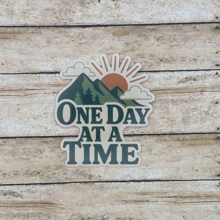 Made with Monday - Wholesale Sticker - One Day at a Time Sticker1