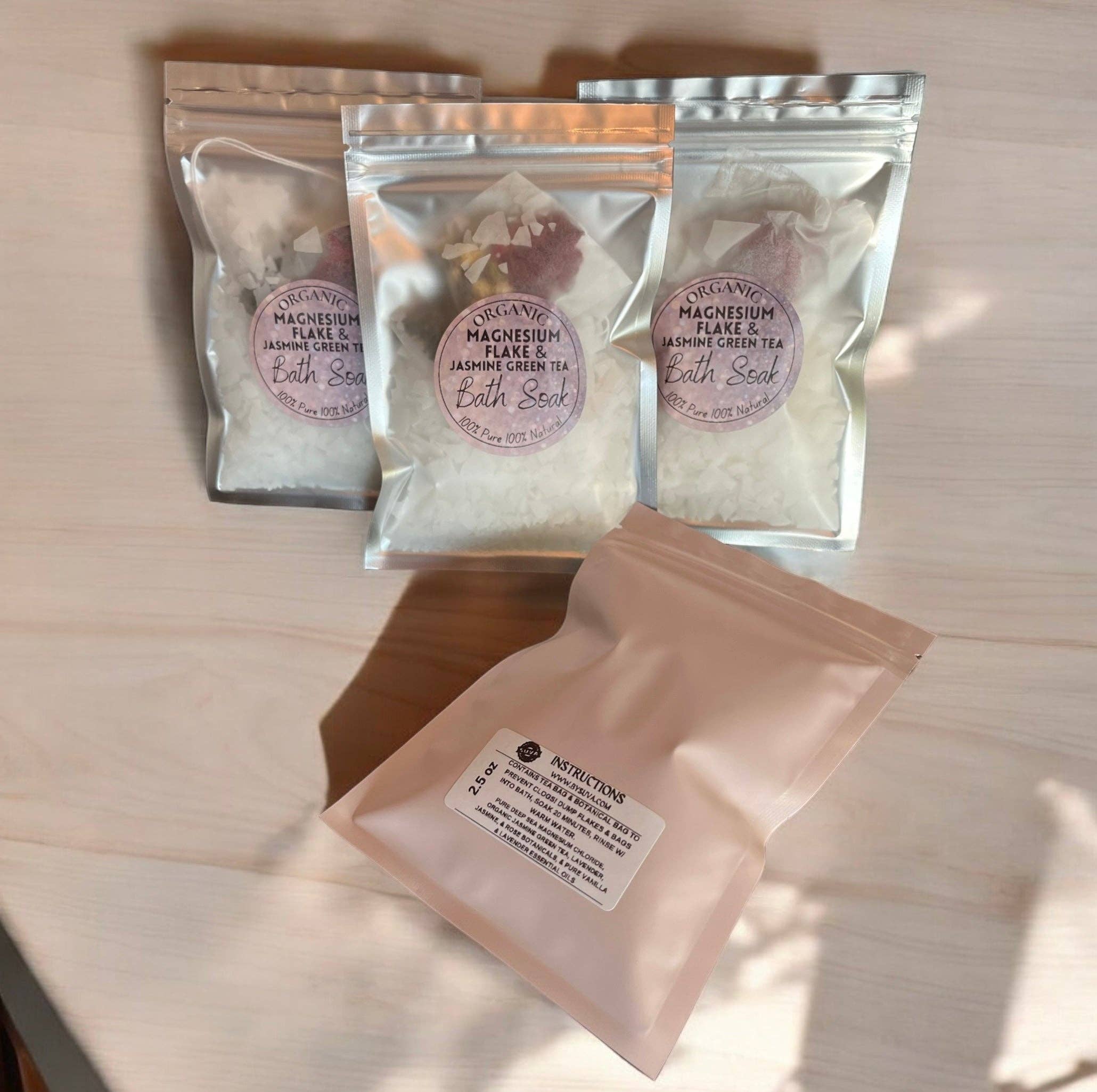 SuVa - Wholesale Bath Soak/Milk - Magnesium Flake & Jasmine Green Tea Bath Soak5