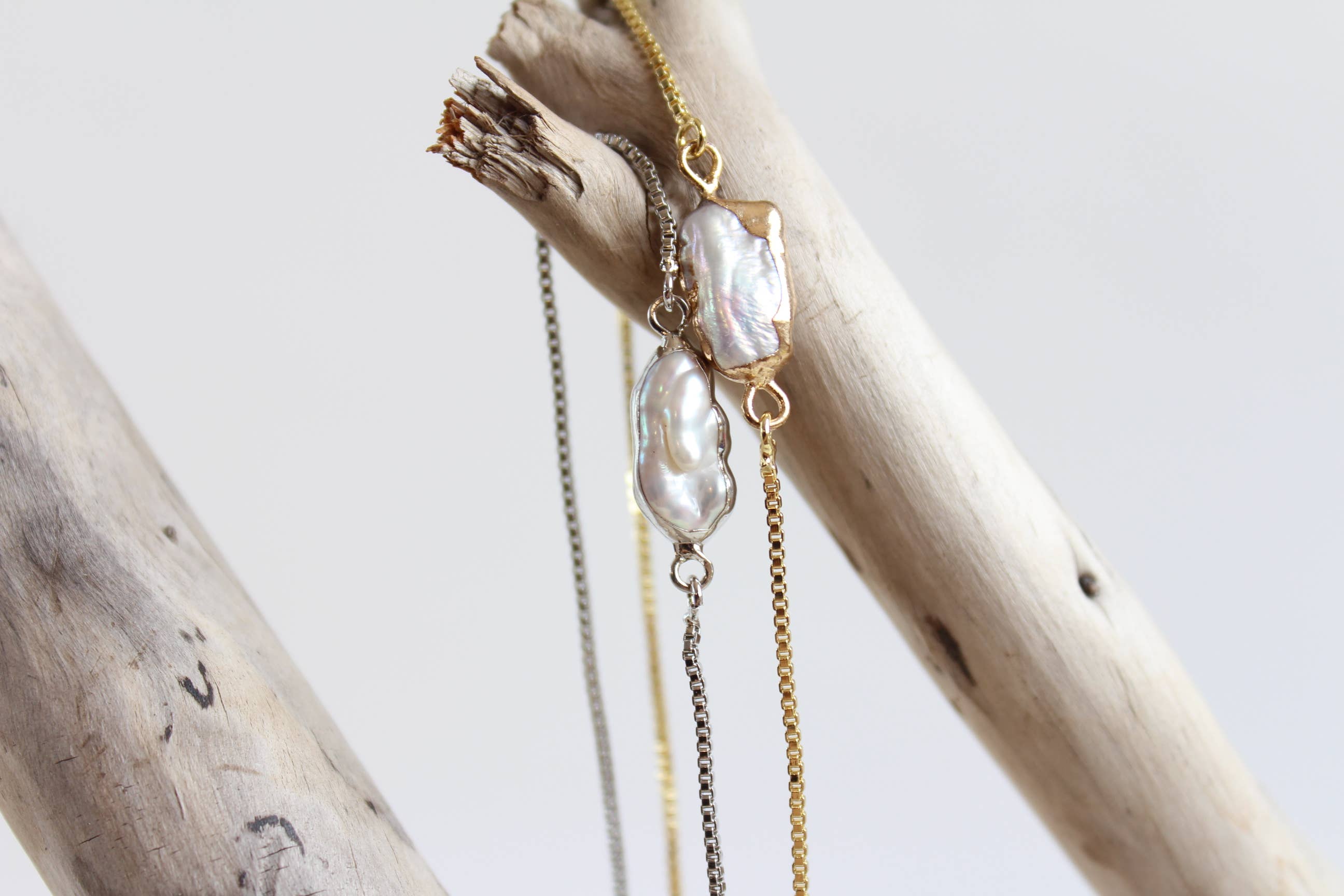 iBijoux - Venta al por mayor Pulseras de abalorios/colgantes - Pulsera de Perlas Biwa Morph (1B01Biwa)0