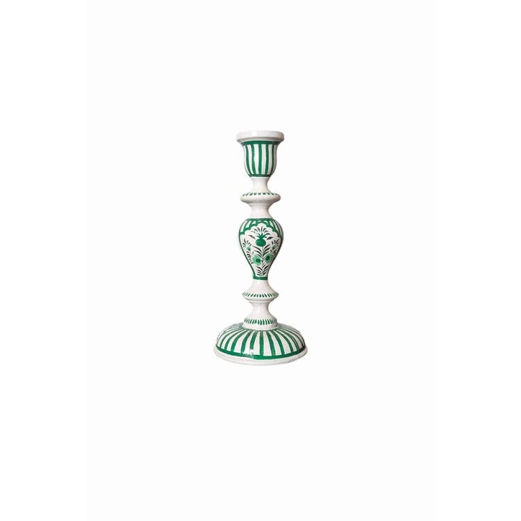 Curiosity Lab - Wholesale Candle Holder - Painted wooden candlestick Srinagar7