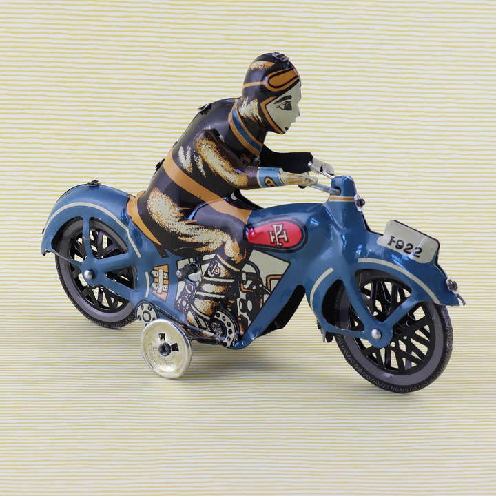 Tribal Trade GmbH - Wholesale Decorative Figurine - Tin Toy Motorcycle Vintage Tinplate Motorcycle5