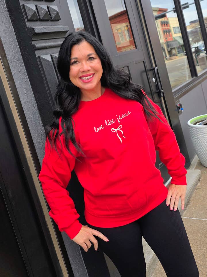 Love Like Jesus Sweatshirt for wholesale by Small Town Famous