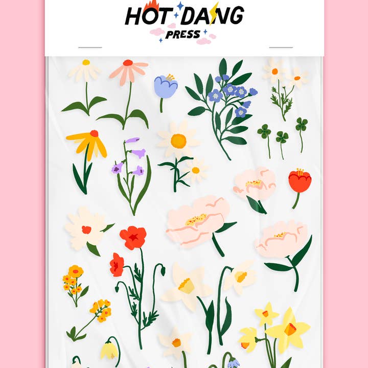 Hot Dang Press – wholesale Sublimatöverföring – Blommor Alltid Lakan Set