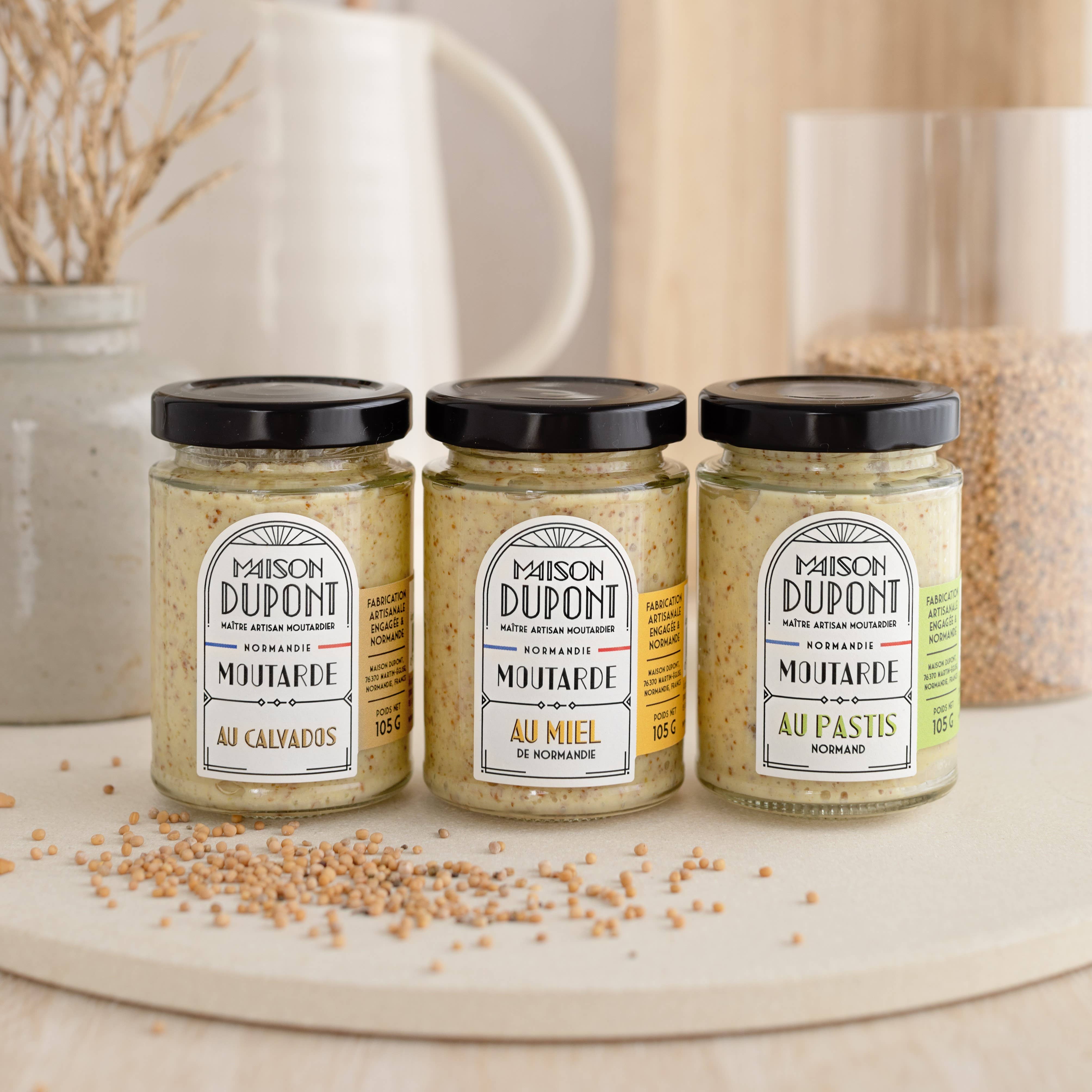 MAISON DUPONT – wholesale Senap – Dupont senap med normandisk honung 105 g3