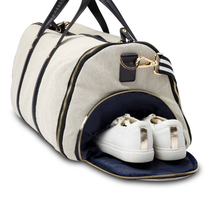 Kendall Country - Wholesale Weekender Bag - Women's - Rolling Convertible Garment Duffel - Pebble