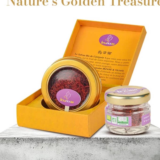 Premium Moroccan Organic Saffron – Domaine Irzane for wholesale by MENA Distribution