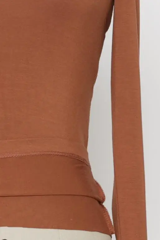 Final Touch - Wholesale Knit Top - Women's - Double Layered Square Neck Basic Top - T1710948